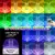 Candeeiro de mesa de cristal para quarto 16 cores toque/controle regulável luz - Lume