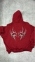 BUZO BOXY TRIBAL ROJO