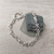 Pulsera de plata 925 maciza eslabones cruz