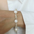 Pulsera plata 925 y perlas naturales