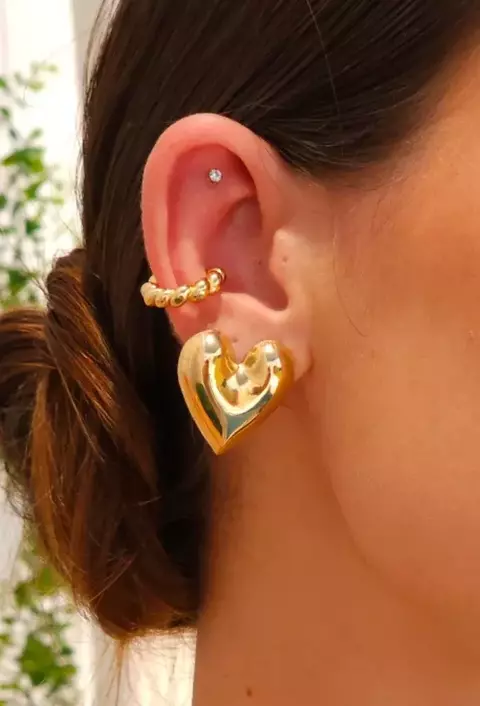 Piercing Fake Torcido - Ouro - comprar online