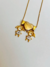 Colar Duas meninas - Ouro ( Kit Presente) - comprar online