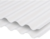 Chapa de Policarbonato Sinusoidal 0.8 mm con Protección UV - comprar online