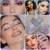 PALETA MULTIFUNCIONAL DE BLUSH MARMORIZADO CÉU ABERTO FENZZA - comprar online