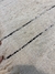 Alfombra rectangular con líneas y flecos - comprar online