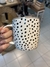 Taza pintas negras con borde dorado - comprar online