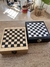 Set de vino ajedrez X4 negro - comprar online