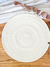 Plato de sitio algodón blanco - comprar online