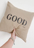Almohadón good vibes en internet