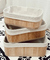 Canasto de fibra natural forrado - comprar online