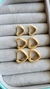 Brinco Trio Coração Trabalhado Folheado a Ouro 18k (3 Tamanhos) - BF Semijoias