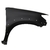 Guardabarro delantero Para Toyota Hilux 12/15 Para moldura sin agujero para guiño