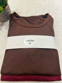PACK x2 REMERAS CUELLO REDONDO - Cocoa