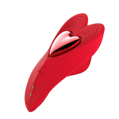 Vibrador de Calcinha com Imã Formato de Coração via Aplicativo na internet