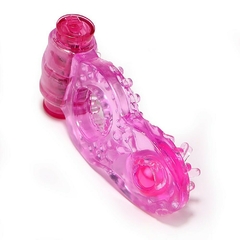 Anel Peniano com Vibrador e Estimulador para Clitóris e Ânus - Sensia