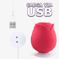 Imagem do Sugador de Clitóris em Formato de Rosa