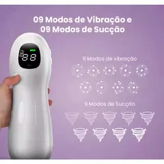 Masturbador Masculino com Vibração e Sucção - loja online