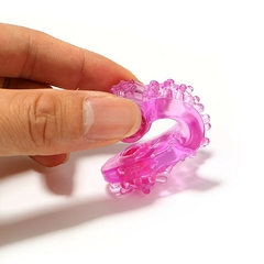 Imagem do Anel Peniano com Vibrador e Estimulador para Clitóris e Ânus