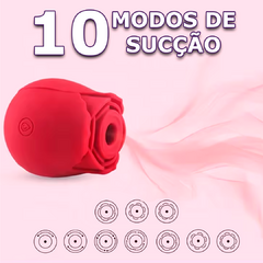 Sugador de Clitóris em Formato de Rosa - Sensia