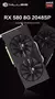 MLLSE AMD RX 580 8GB 2048SP Placa gráfica para jogos GDDR5 256Bit PCI-E 3.0 × na internet