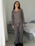 Refugio | Pantalón + Remera Manga Larga (Gris) en internet