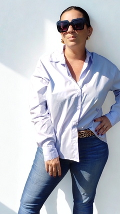 Camisa Merce celeste - comprar online