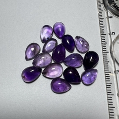 Amatista calibrada en gota 10x7 (por unidad) - comprar online
