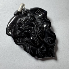Dije de Obsidiana talla Dragón - comprar online