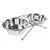 Set Duo Trixie Comedero Y Bebedero Acero Inoxidable Xs
