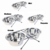 Set Duo Trixie Comedero Y Bebedero Acero Inoxidable Xs