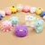 1-6 peças mochi squishies kawaii anima brinquedos mole para crianças antiestre