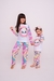 Pijama Suede Longo Panda Aquarela - loja online