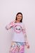Pijama Suede Longo Panda Aquarela ADULTO FEM - comprar online
