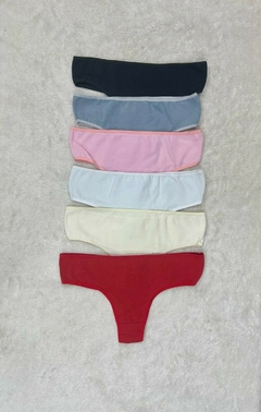 Culotte de algodón básico - X 12 surtida de colores - comprar online