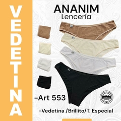 ART 553 VEDETINA DE MICROFIBRA CON BRILLOS- X12 SURTIDA DE COLORES