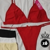 CONJUNTO BRALLET DE ALGODON BASICO C/ LESS REGULABLE x6 - comprar online