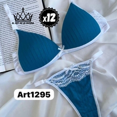 CONJUNTO TRIANGULO SOFT DE MORLEY PUNTILLA C/LESS REGULABLE X12