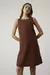 Vestido Curto Linho e Viscose - Versale