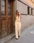Macacao Jeans Cinto Aveia - loja online