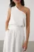 Regata Viscose Linho Ombro Único - comprar online