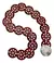 Cinto de Couro Boho Chic Vinho - loja online