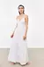 Vestido Tricoline Algodão Off White - Versale