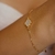 Pulseira Trevo - Branco - Banhado Ouro 18k - Antialérgico - comprar online