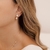 Brinco Ear Jacket 2 Perolas- Banhado Ouro 18k - Antialérgico