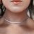 Imagem do Choker Fita - Banhado Prata 925 - Antialérgico