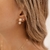 Brinco Ear Jacket 2 Perolas- Banhado Prata 925 - Antialérgico