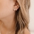 Piercing Zirconia Fake - Banhado Prata 925 - Antialérgico