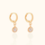 Argola Perola - Banhado Ouro 18k - Antialérgico - comprar online