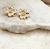 Brinco Gardenia - Banhado Ouro 18k - Antialérgico