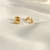 Brinco Gotinha - Banhado Ouro 18K - Antialérgico